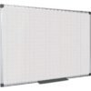 Bi Office Gridded Non-Magnetic Drywipe Whiteboards