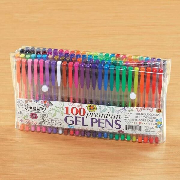 01_2961 Coloured Gel Pens (Pack of 100)