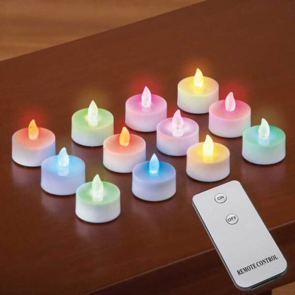 01_31820 Remote Control Tea Lights (Set of 12)