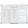 Bi Office Non-Magnetic Drywipe Whiteboards + FREE Pens & Eraser