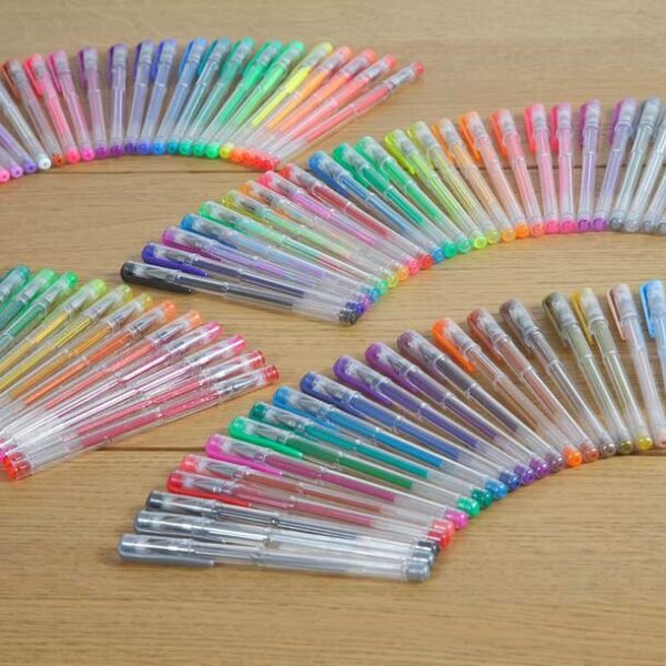 10_2961 Coloured Gel Pens (Pack of 100)