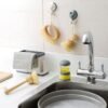 442e4bcea8f563b9b43cb8a91cec2332 Grey Dish Brush & Sponge Set