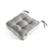 Velvet Mix Pack of 2 Seat Cushions - Natural