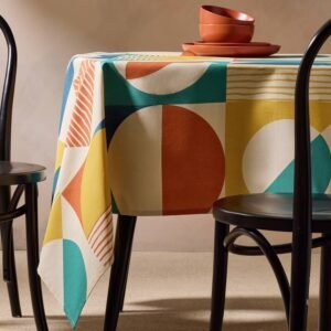 7166727_R_Z001A Wipe Clean Table Cloth - Multicoloured