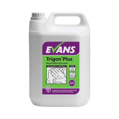 A087EEV2 - Evans Vanodine Trigon Plus Hand Soap 5L (1) Evans Trigon Plus Hand Soap - 5L