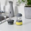 ee259fae2ae444eaa7216e507170d365 Grey Dish Brush & Sponge Set