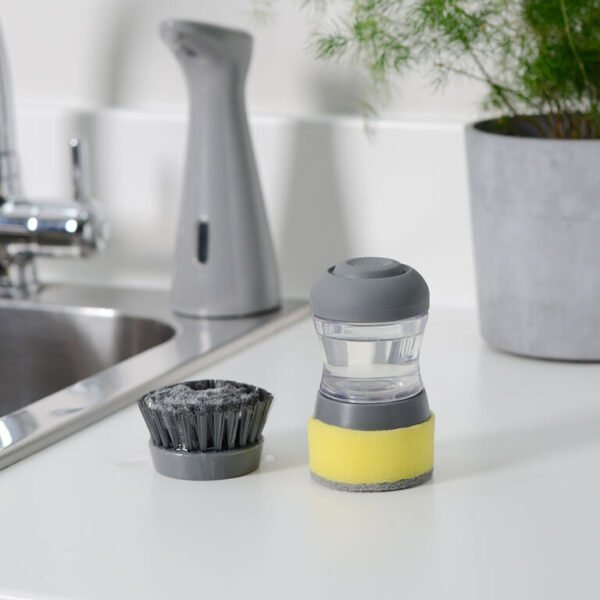 ee259fae2ae444eaa7216e507170d365 Grey Dish Brush & Sponge Set