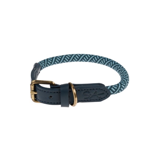 vprc05m-teal-collar-rope-medium-2-cut-out-high-res-square Woof Leather Dog Collar